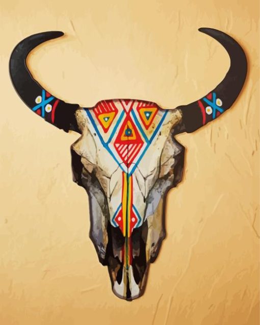 Bison Skull Diamond Paintings