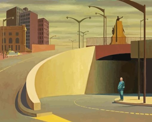 Cahill Expressway by Jeffrey smart Diamond Paintings