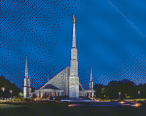 Dallas Texas temple Diamond Paintings