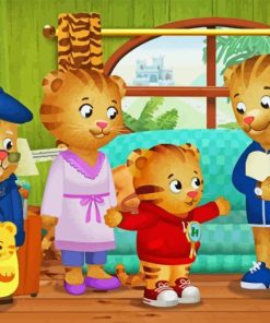 Daniel tiger Diamond Paintings