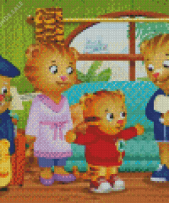 Daniel tiger Diamond Paintings