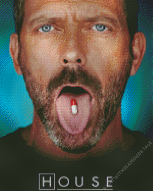 Dr House poster Diamond Paintings