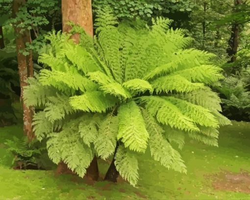 Fern Plant Diamond Paintings