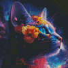 Galaxy cat Diamond Paintings