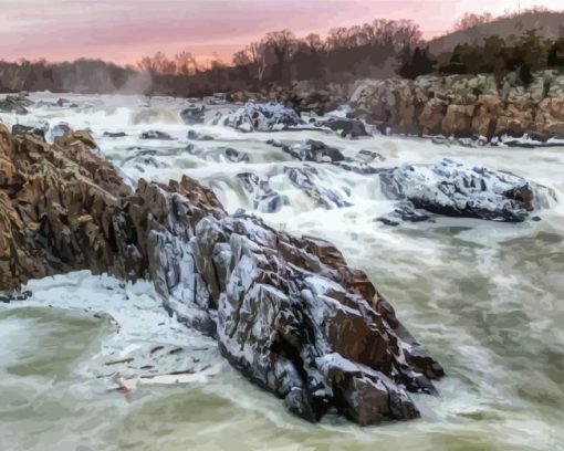 Great Falls Park Diamond Paintings