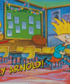 Hey Arnold Diamond With Numbers