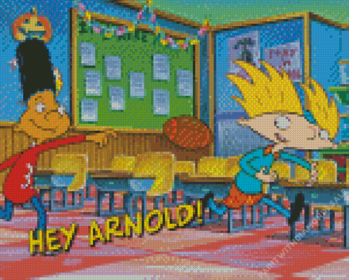 Hey Arnold Diamond With Numbers