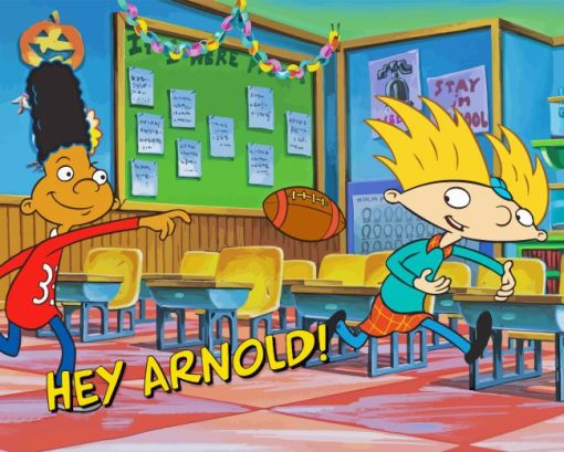 Hey Arnold Diamond With Numbers