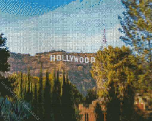 Hollywood sign Diamond Paintings