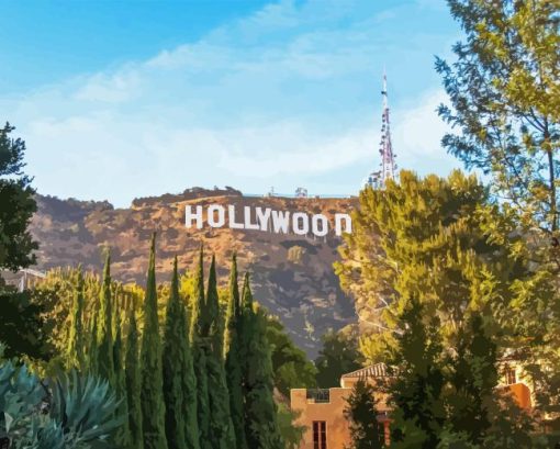 Hollywood sign Diamond Paintings