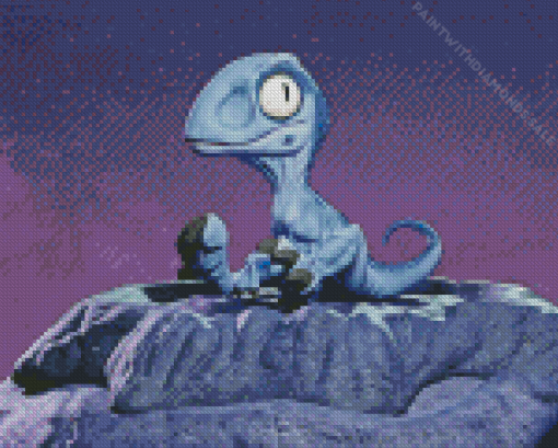 Jurassic park Baby blue Diamond paintings