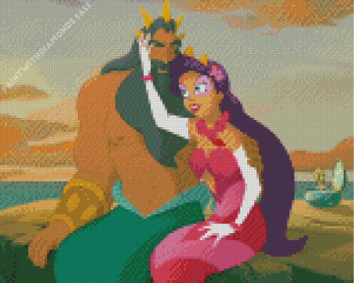 Marina And King Trion Diamond Paintings