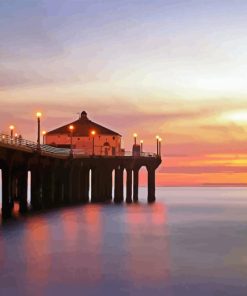 Manhattan Beach Pier Diamond Paintings