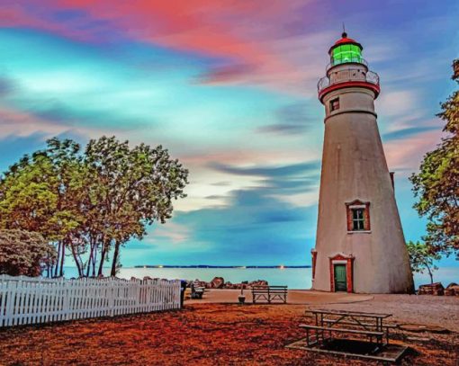 Marblehead Lighthouse Diamond Paintings