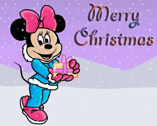 Mini mouse Christmas Diamond Paintings