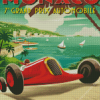 Monaco Grand Prix Illustration Poster Diamond Paintings