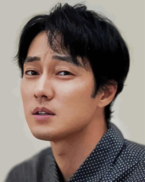South korean actor so jisub Diamond Paintings