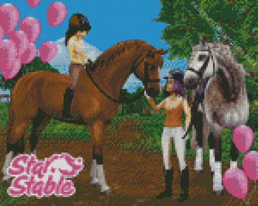 Star stable game Diamond Paintings