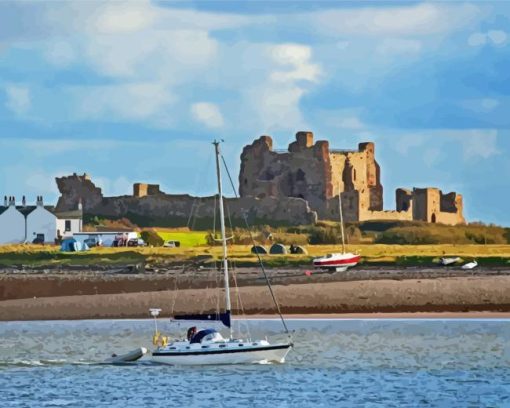 Sunderland point piel castle Diamond Paintings