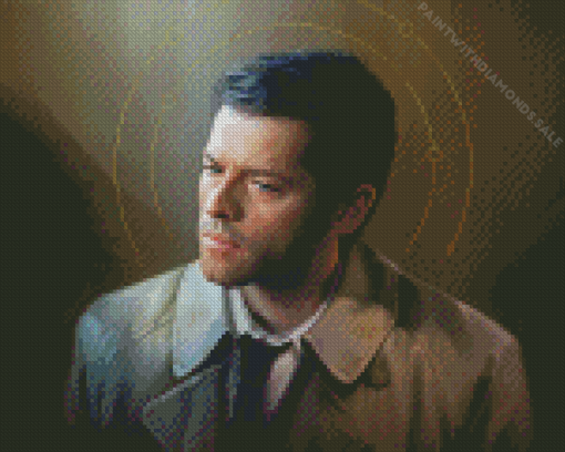 Supernatural castiel art Diamond Paintings