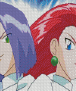 Team rocket pokemon anime Diamond Paintings