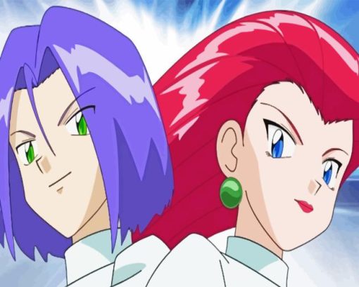 Team rocket pokemon anime Diamond Paintings