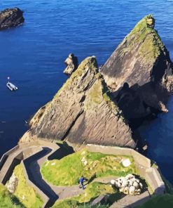 The Dingle peninsula Dunquin Pier Diamond Paintings