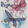 Three butterflies Diamond Paintings