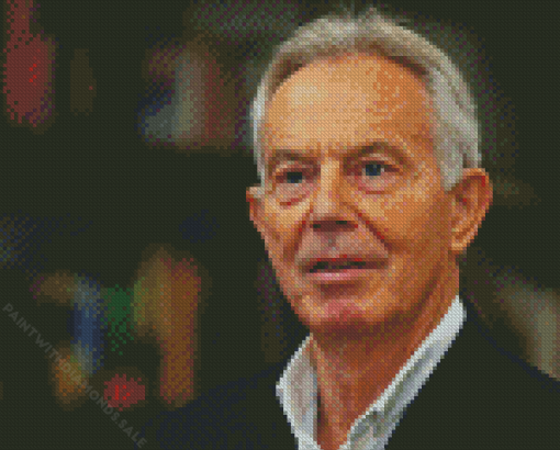 Tony Blair Diamond Paintings