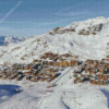 Val thorens Diamond Piantings