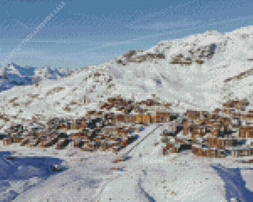 Val thorens Diamond Piantings