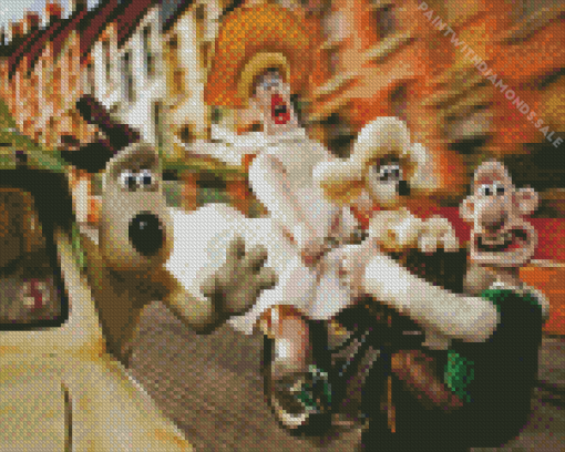 Wallace and Gromit Diamond paintings