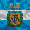 argentina football club flag Diamond Paintings