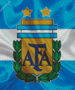 argentina football club flag Diamond Paintings