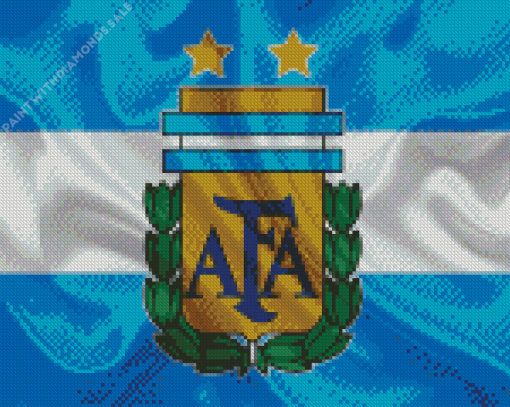 argentina football club flag Diamond Paintings