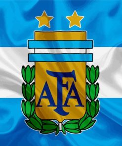 Argentina football Club Flag Paint By Numbers