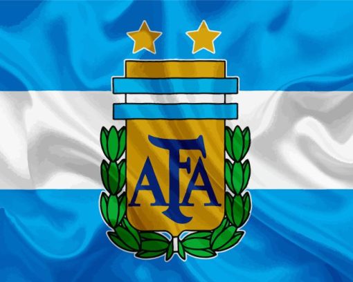 Argentina football Club Flag Paint By Numbers