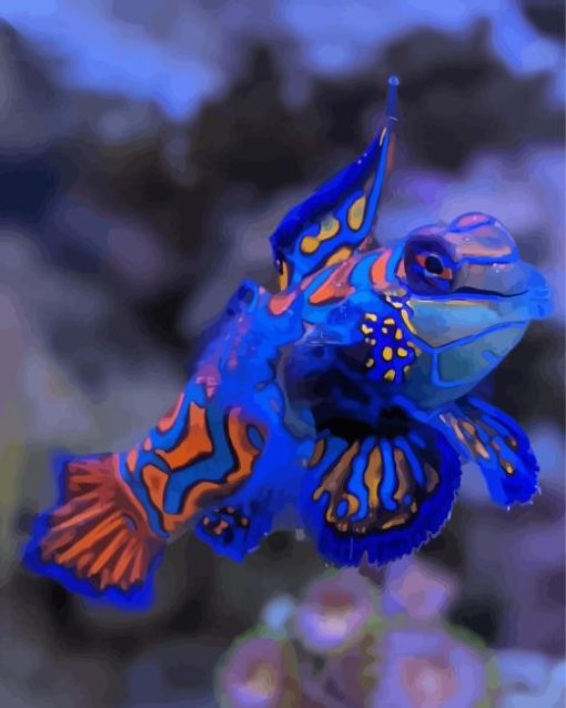 blue mandarin fish Diamond Paintings