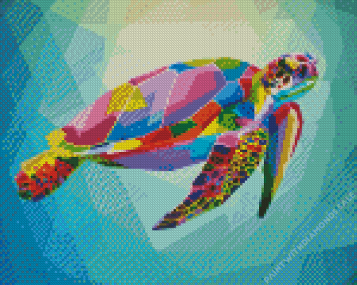 Colorful Turtle Diamond Paintings