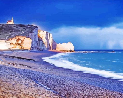 etretat normandy beach Diamond Paintings