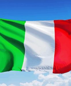 italy flag waving Diamond Paintings