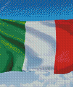 italy flag waving Diamond Paintings