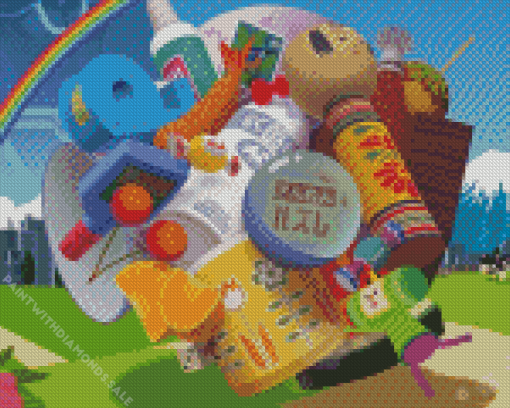 katamari damacy reroll Diamond Paintings