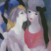 the kiss by Marie Laurencin Diamond Paintings