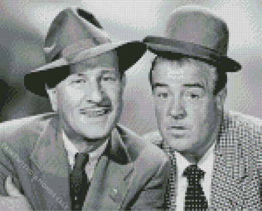 Abbott and Costello Diamond Painting