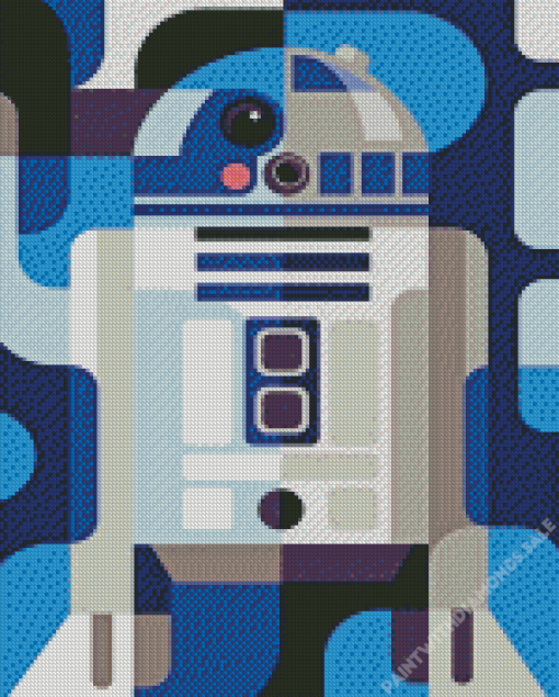 Abstract R2d2 Diamond Painting