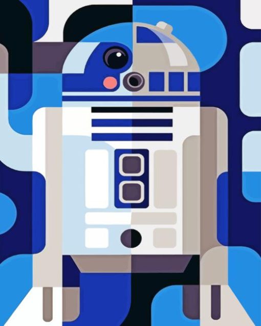 Abstract R2d2 Diamond Painting