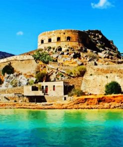 Agios nikolaos spinalonga fortress Diamond Paintings