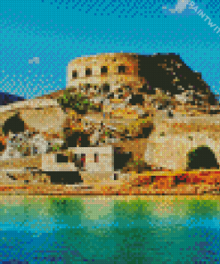 Agios nikolaos spinalonga fortress Diamond Paintings