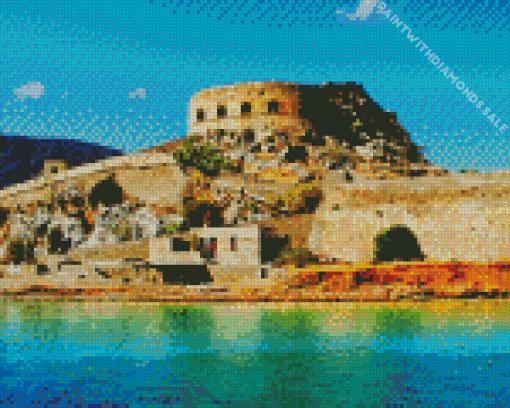 Agios nikolaos spinalonga fortress Diamond Paintings